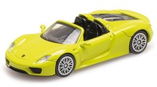 Minichamps 870062134 1:87 Yellow-Green 2013 Porsche 918 Spyder Plastic Model