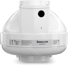BaseAire RadonEx 15F 4 Radon Mitigation Fan/P...