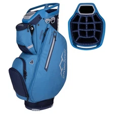 BRAND NEW Sun Mountain MAVERICK Cart Golf Bag, 14-WAY DIVIDER, NAVY/CALVARY