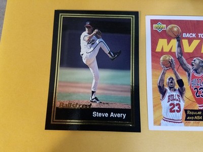 Steve Avery Atlanta Braves Diamond BallStreet 1991 #D9 OVERSIZE RARE Oddball