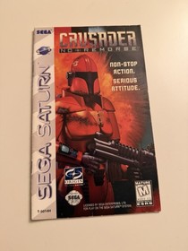 Crusader: No Remorse (Sega Saturn, 1997) Disc & Manual Only T&W