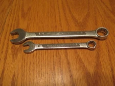 Great Neck 3/8" & 9/16" Combination Wrenches C01 & C04 12 Point Made In Spain