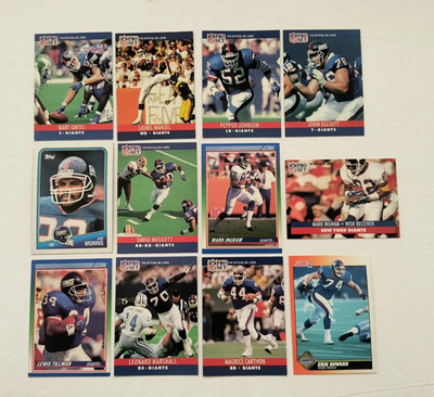 Giants Lot Mark Ingram 1990 Score 437 1990 Pro Set Dave Meggett 228 Joe Morris