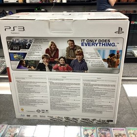 PS3 PlayStation 3 CECH-2501A 160GB Console Black New Sealed