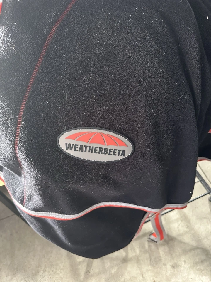 Combo enfriador de cuello Weatherbeeta negro/rojo/plateado talla 81 Foto 3 de 4