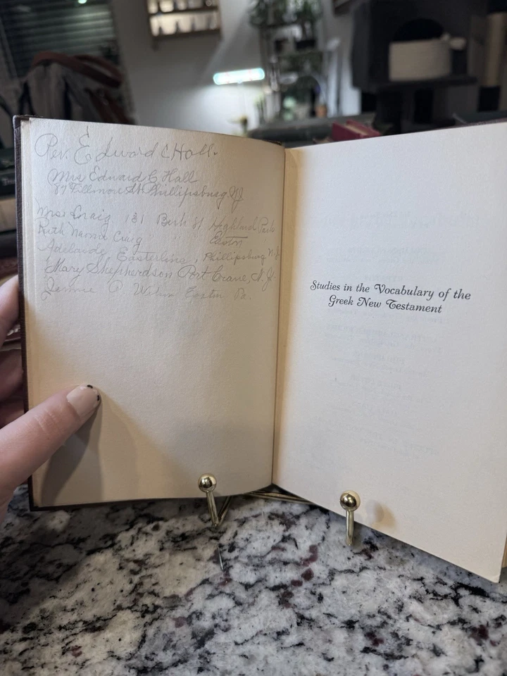 Vintage Studies In The Vocabulary Of The Greek New Testament Hardcover (1945) Foto 4 de 4