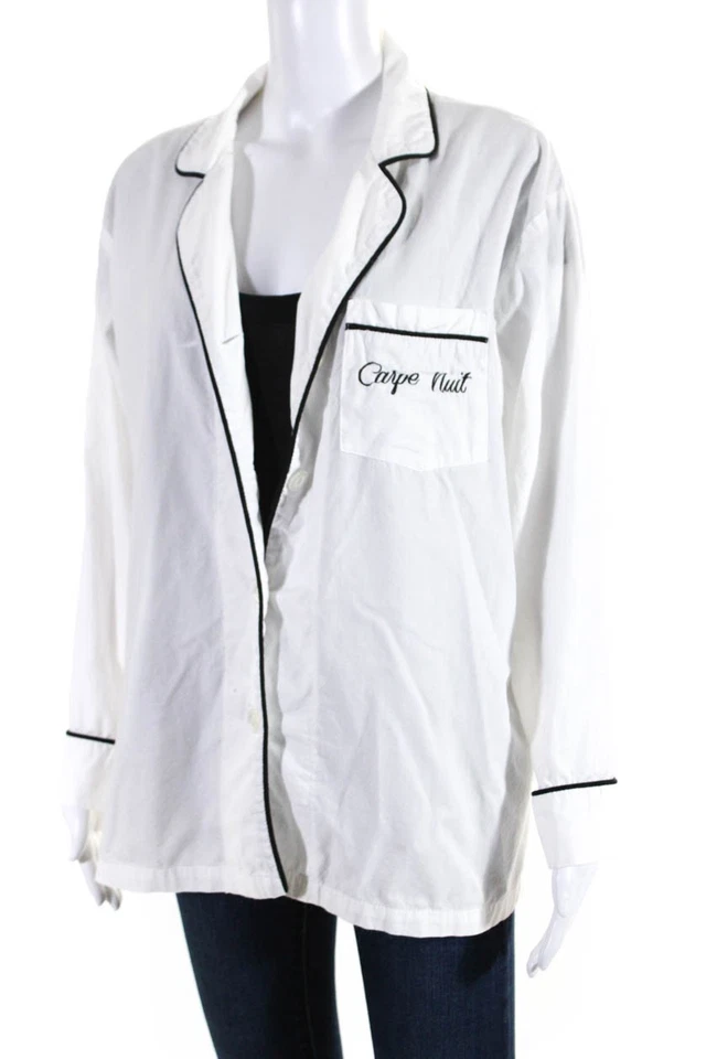 LNA кровать голова женщин футболка пижама рубашка черный белый wSize маленький средний лот 2 - Изображение 3 из 4