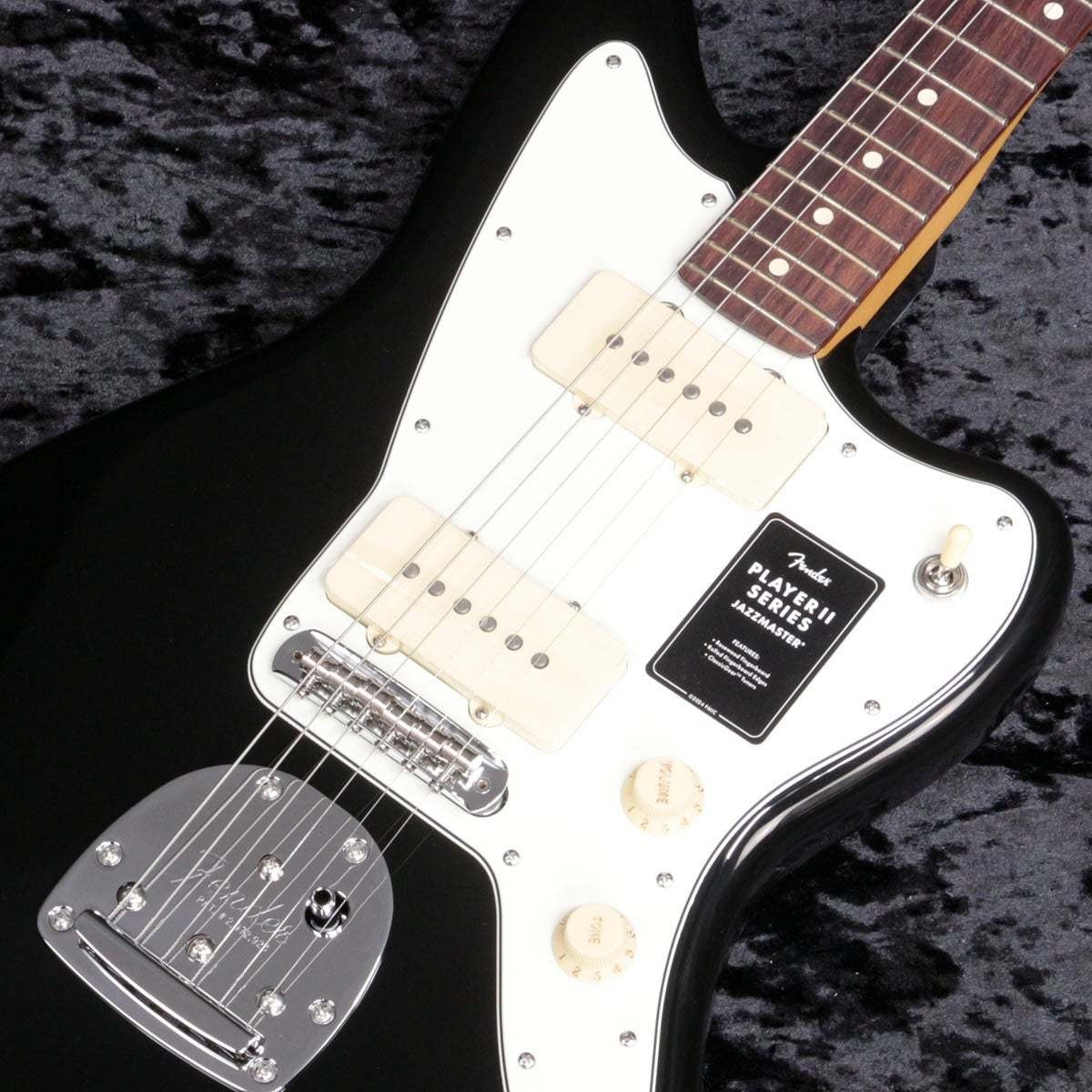 Fender Player II Jazzmaster Electric Guitar Rosewood Fingerboard Black
