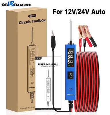 OBDResource Probador de Sonda de Circuito Potencia Automotriz CP10 0-80V DC LED