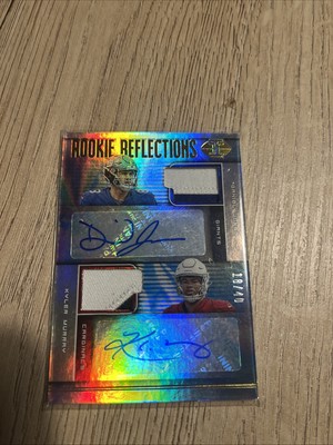 KYLER MURRAY / DANIEL JONES 2019 PANINI ILLUSIONS DUAL PATCH AUTO ROOKIE RC /40