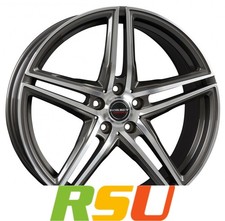 Borbet XRT graphite polished 8.5x20" ET35 LK5 120 ML 72.5 Alufelgen 20 Zoll