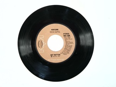 Hot Butter   Popcorn 7'' Single Record 1972 Musicor Electronic 45 RPM