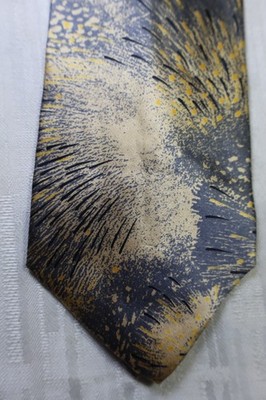 Pierre Balmain Paris Seide Tie Krawatte Made IN Italy Vintage Retro