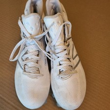 New Balance v4 Freeze Men's Cleats Size 8, Used Men's Cleats, White & Grey