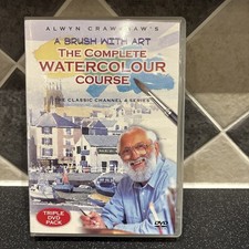 A BRUSH WITH ART THE COMPLETE WATERCOLOUR COURSE (3 DVD set)-ALWYN CRAWSHAW