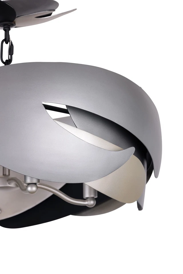 Kovacs P1333 Metalo Misto 4 luces 20" W techo de tambor semi-enjuagado - latón/cola Foto 4 de 4