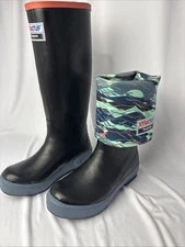 XTRATUF WOMEN'S 15" LEGACY Black/beach Glass Boots 6M