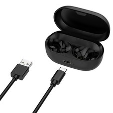 Black Charging Compartment Storage Charging Case For Jabra Elite 7 Pro Headset