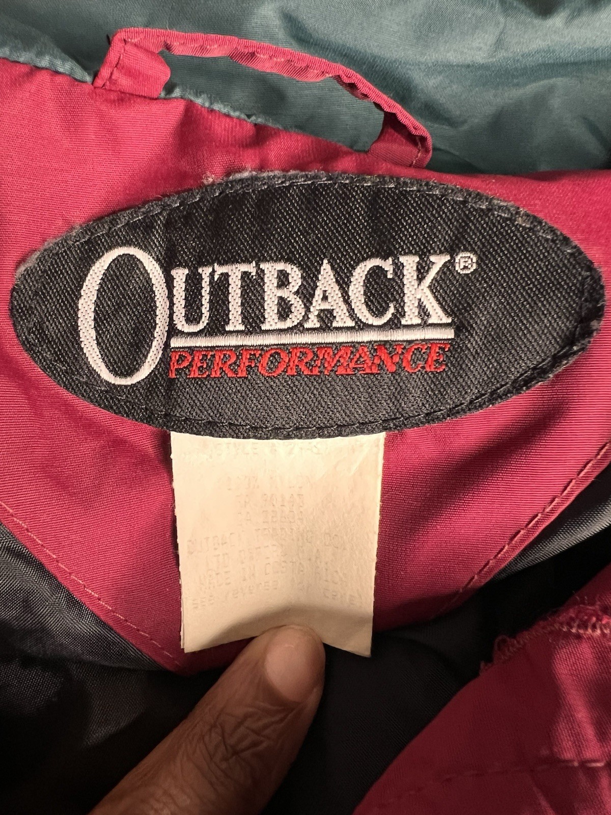 Outback Performance Windbreaker Jacket Size Large - image 7