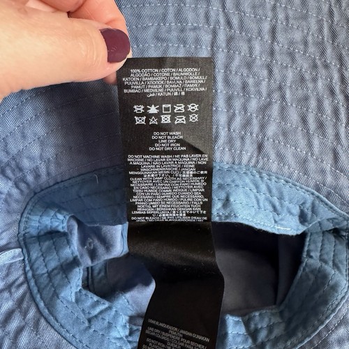 NWT Hurley Blue Villa Del Sol Wide Brim Hat OSFM - Picture 13 of 14