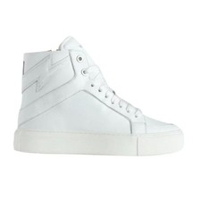 ZADIG VOLTAIRE Best-Selling Flash High-Top Crispy White Sneaker NIB Sz 39 579
