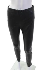 Velvet by Graham & Spencer Women Jegging Pants Black Biker Zip Size S