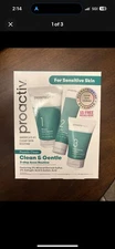 Proactive clean and gentle three step acne routine for sensitive skin W Bonus