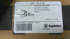 New Appleton FD-2-75 Single Gang Box