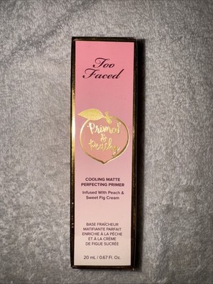 Too Faced PRIMED & PEACHY Cooling Matte Perfecting Primer (0.67 oz./TRAVEL SIZE)