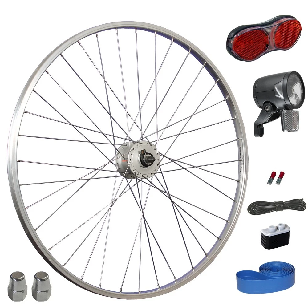 28" Vorderrad Shimano HB-IM70 Für Rollerbrake / Alex DH19 Schwarz | CNC - Online Shop - Christoph Nies Cycles