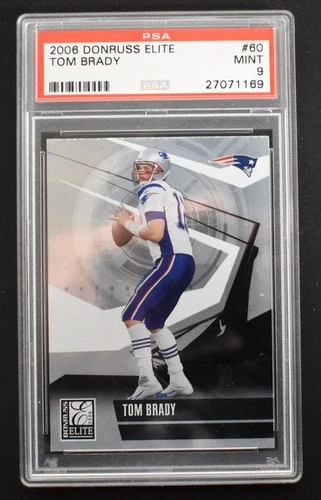 Tom Brady 2006 Donruss Elite #60 New England Patriots PSA 9 MINT