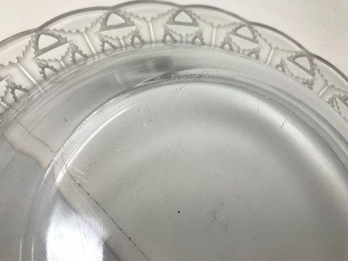Lalique France Crystal Bowl Chevreuse - Picture 3 of 3