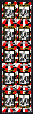 LANCE OSWALD ST KILDA SAINTS TEAM OF THE CENTURY FOOTBALL STAMPS STRIP 10