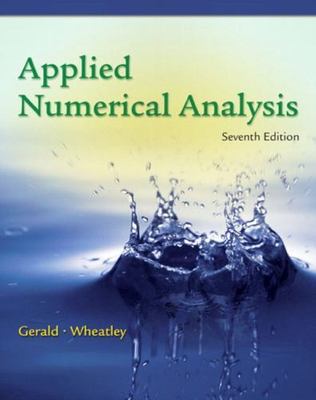 Applied Numerical Analysis - 9780321133045, hardcover, Curtis F Gerald