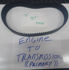 BDL Gates 1-1/2" 8mm 96 Tooth Primary Belt. Timing Belt Harley Chopper Custom 