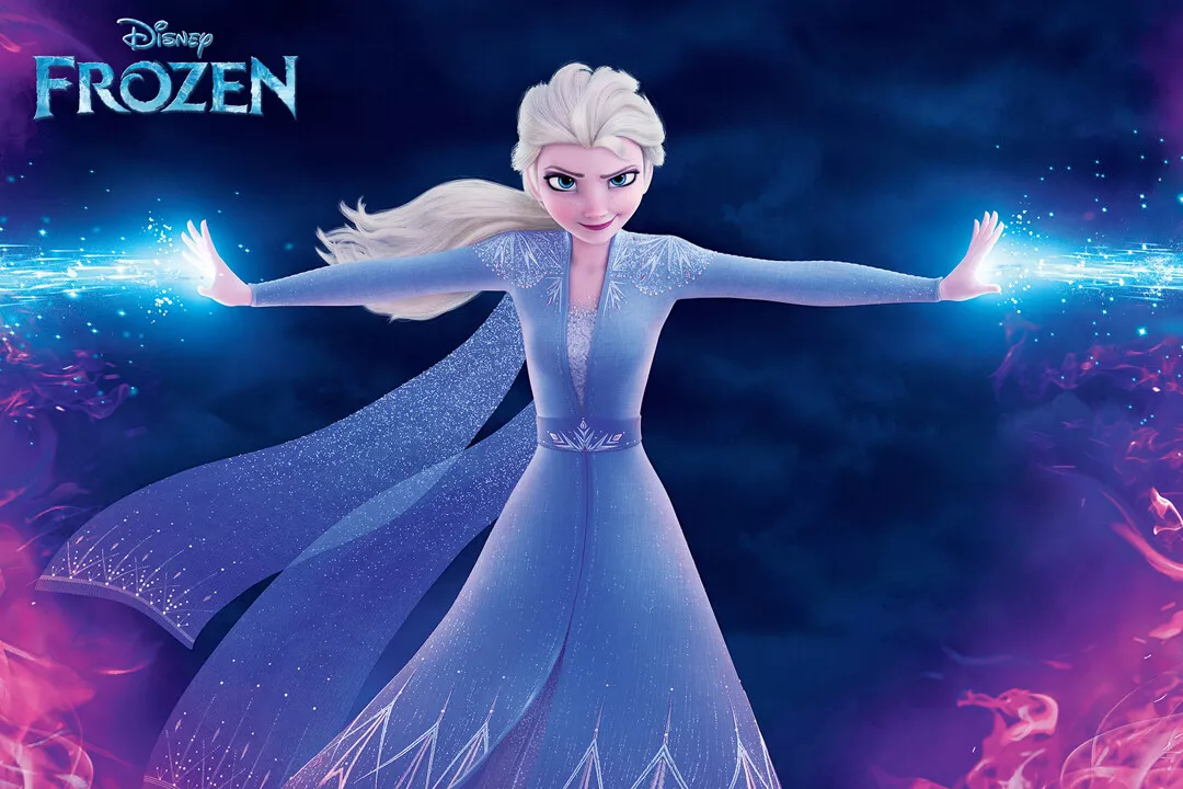 Disney Frozen Elsa Snow Queen Fantasy Film Art Wall Room Poster ...