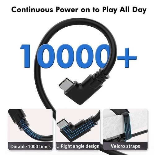 Optimized USB3 2 Type C Cable 5Gbps Speed Ideal for Quest VR Experience - Zdjęcie 6 z 11