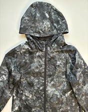 All in Motion Boys Blue Camouflage Jacket Wind/Water Resistant L 12/14