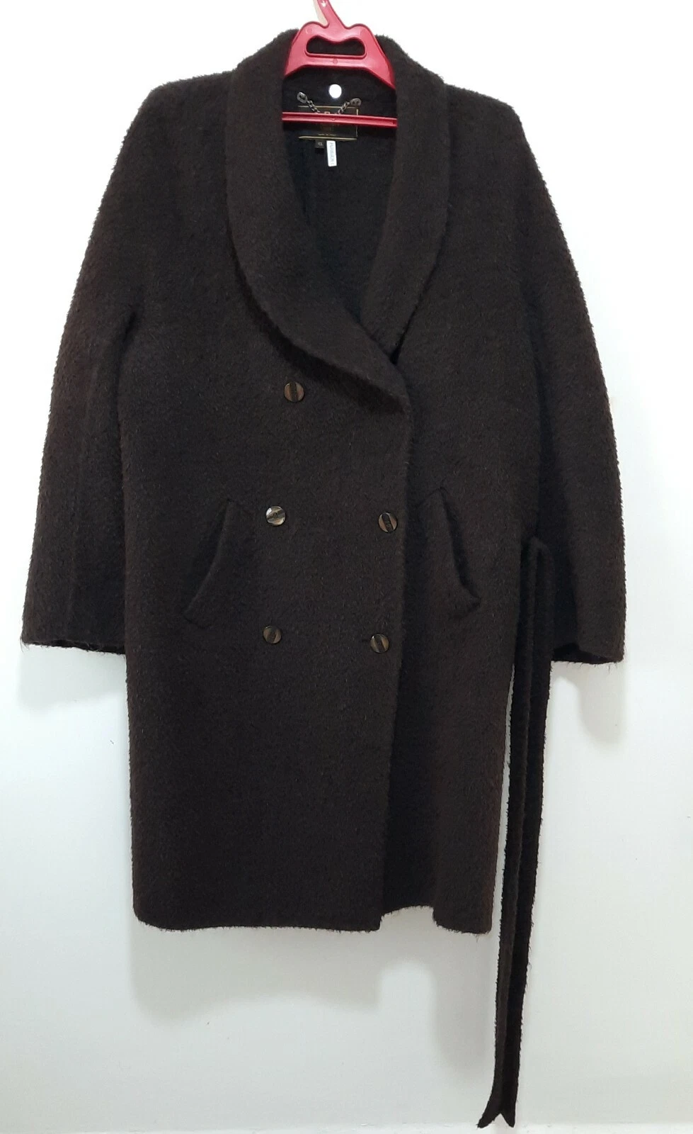 Cappotto vintage fendi 365 lana alpaca taglia 12 US (cappotto manca colletto e fodera)
