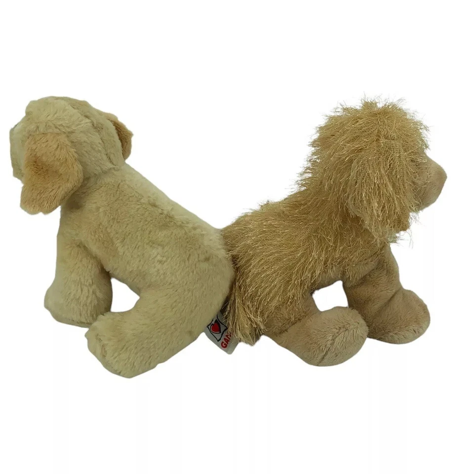 Webkinz Puppy Dog Plush Lot Yellow Lab Golden Retriever Ganz Stuffed Animal - Image 2 of 4