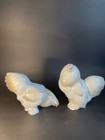 Lladro Chickens Pecking Hen & Rooster Figurines Retired 5”- No Boxes