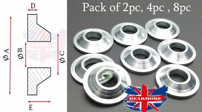 BEARMORE M10 MISALIGNMENT SPACERS FOR ROD ENDS WASHER METRIC MM SIZE Pack of 2pc 4pc 8pc