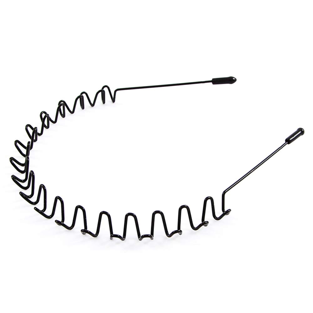 Men's Sporty Slicked-Back Headband for Outdoor Activities – No-Slip Pigtail Design  