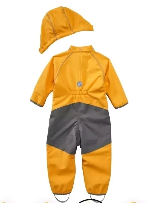 Jako-o Softshellanzug Gr. 80/86, Unisex , Gelb Ovp Top Gefüttert Overall - Bild 3 von 4