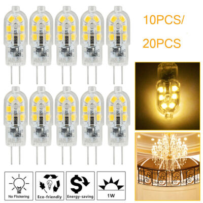 G4 LED Corn Light Bulb 2W (20W Equivalent) AC/DC 12Volt Bi Pin Base Lamps 10/20x