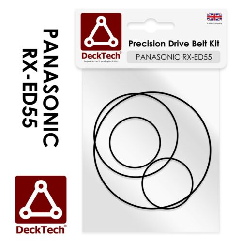 DeckTech™ Replacement Belts for Panasonic Portable Stereo RX-ED55 RXED55 RX ED55