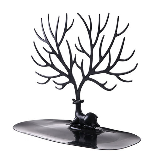 Jewelry Display Stand Earring Necklace Ring Hanger Tray Tree Storage Rack Holder - Picture 1 of 12