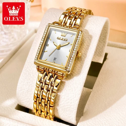 OLEVS Waterproof Luminous Quartz Watch Women Stainless Steel Strap for Ladies - Picture 20 of 29