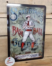 Vintage Replica, BASEBALL , SPORTS SIGN sign, RUSTY LOOK