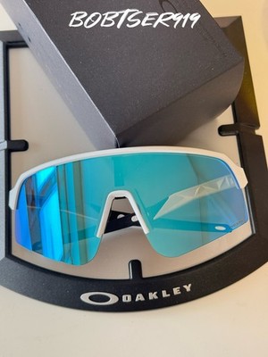 Oakley Sutro Lite Sweep OO9465 Matte White Sunglasses PRIZM BLue Lens NEW